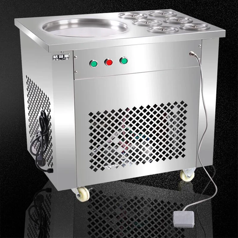 Full Stainless Steel One Pan Fried Ice Cream Roll Machine Yoghourt Fried Ice Cream Machine
Full Stainless Steel One Pan Fried Ice Cream Roll Machine Yoghourt Fried Ice Cream Machine