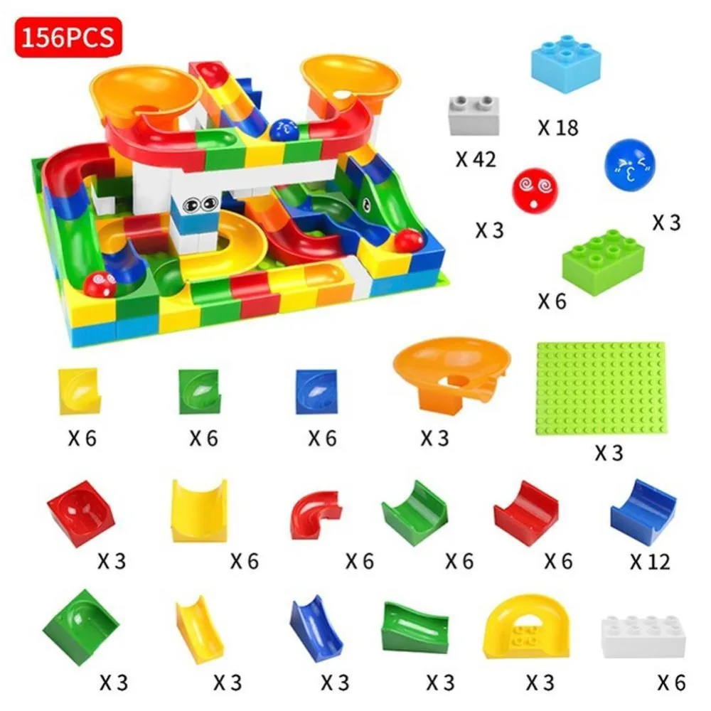 52-156Pcs DIY Big Slide Blocks Maze Balls Track Building Blocks Funnel Slide Big Size Building Brick Compatible Funny Toys
52-156Pcs DIY Big Slide Blocks Maze Balls Track Building Blocks Funnel Slide Big Size Building Brick Compatible Funny Toys
