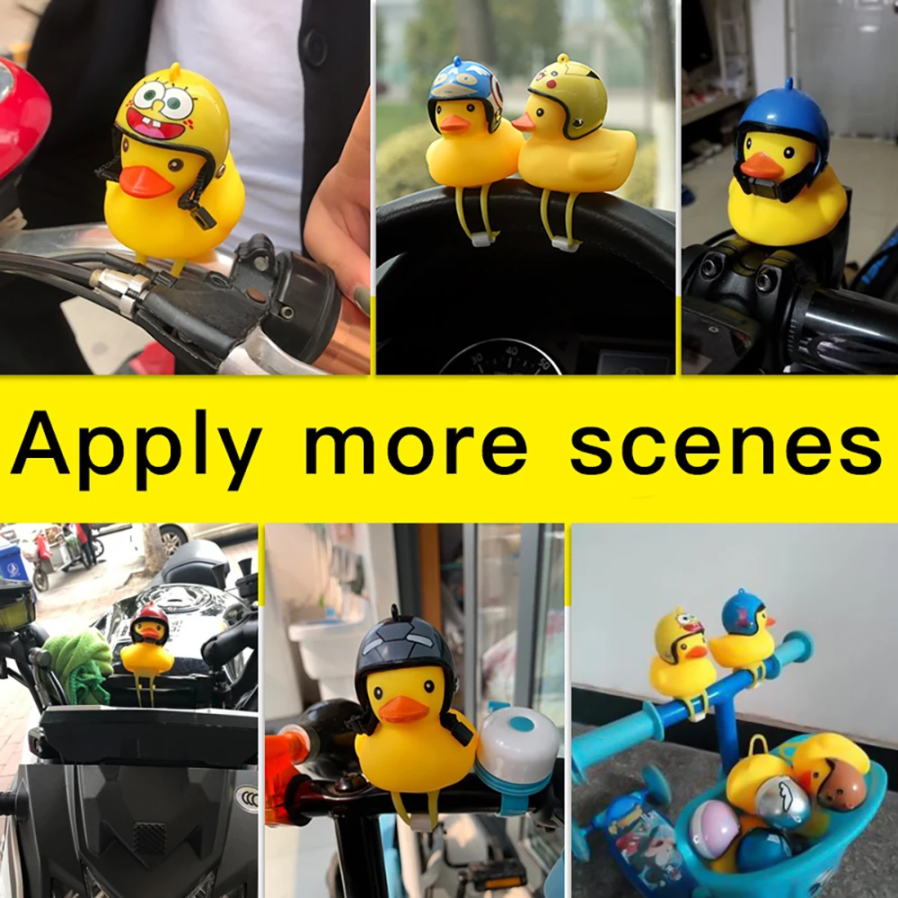 Novel Cartoon Yellow Silica Helmet Little Duck Shape Bicycle Bells Shining Mountain Bike Handlebar Duck Head Light Accessories
Novel Cartoon Yellow Silica Helmet Little Duck Shape Bicycle Bells Shining Mountain Bike Handlebar Duck Head Light Accessories