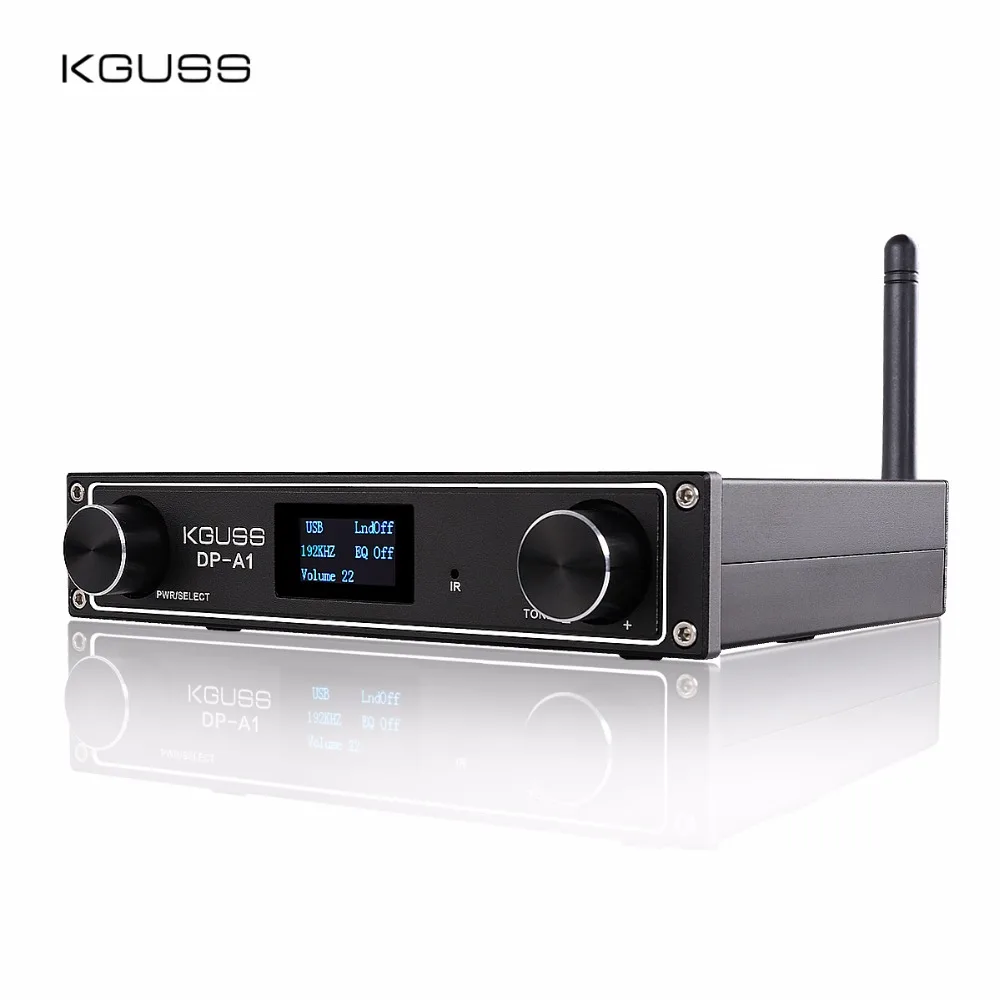 KGUSS DP A1 TAS5352A Настольный аудио усилитель CSR64215 Bluetooth 4 2/USB/волокно/коаксиальный/AUX