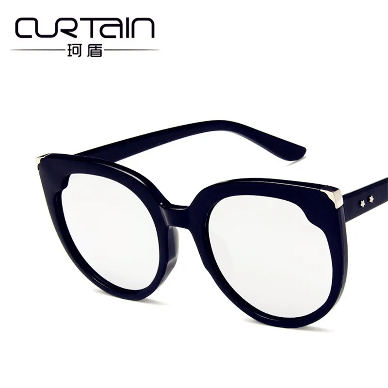 CURTAIN Okulary Lentes de sol Mujer 2018 New Cat Ears Sunglasses Fashion Retro Hipster Trend Network Bloggers Wild Sun glasses | Аксессуары