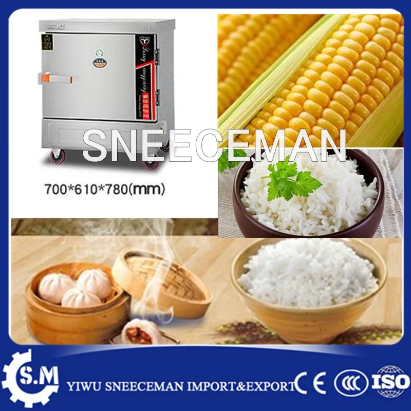 Hot sale professional hotels electric and Gas rice steaming cabinet/dumpling rice steamer making machine
Hot sale professional hotels electric and Gas rice steaming cabinet/dumpling rice steamer making machine