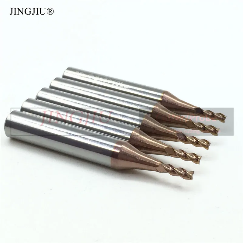 (5 шт.) бренд JINGJIU концевой фрезерный резец 2 0 мм карбидный слесарный инструмент