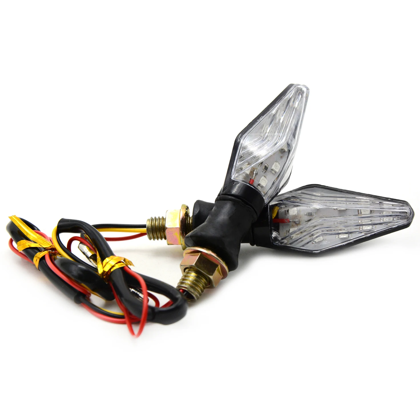 1 Pair Motorcycle Turn Signal Light Waterproof Indicator Amber Lamp Turn Signal Lights Flasher Moto Accessories 12 LED lights
1 Pair Motorcycle Turn Signal Light Waterproof Indicator Amber Lamp Turn Signal Lights Flasher Moto Accessories 12 LED lights