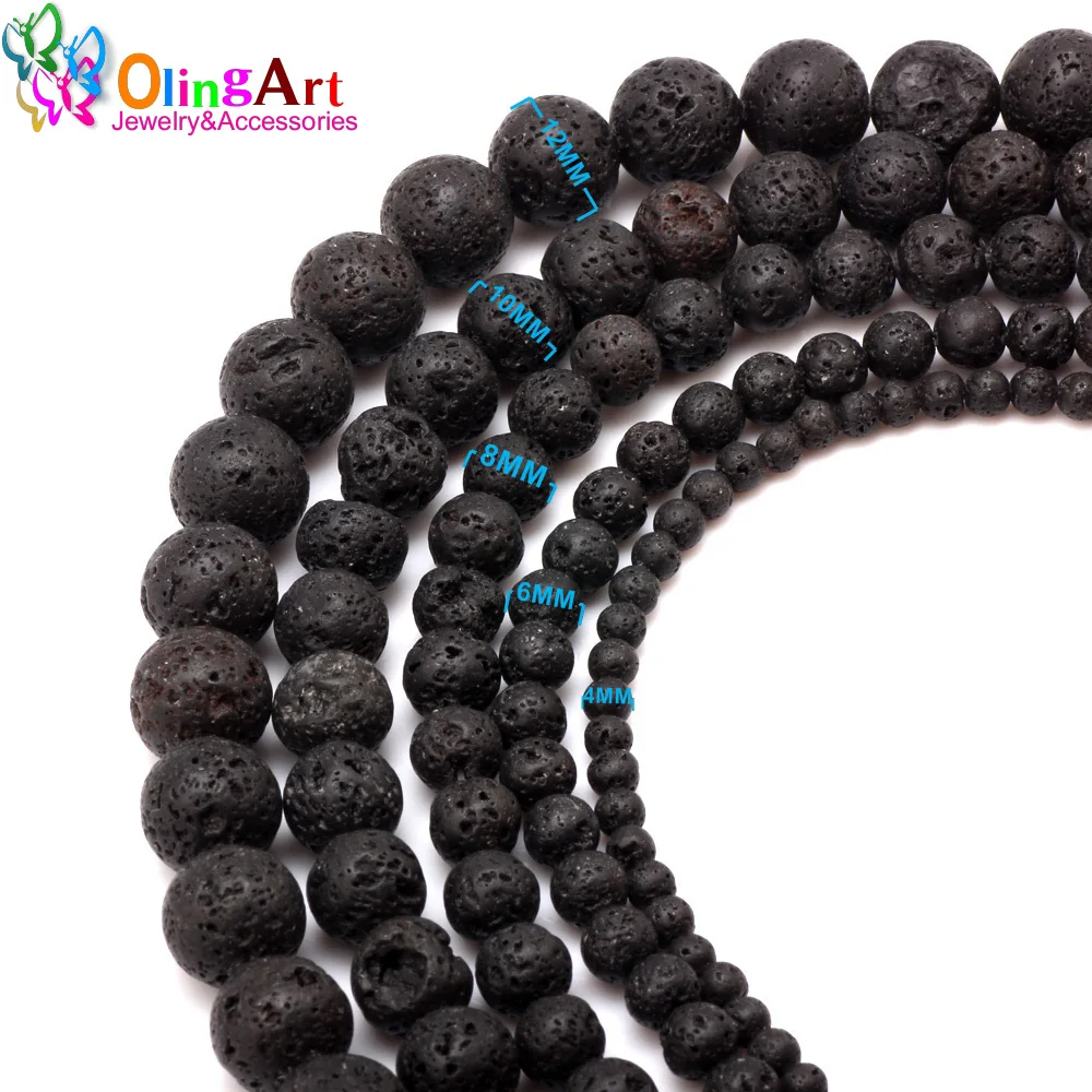 OlingArt Black Lava Beads Natural Volcanic Rock Stone Beads Loose 4/6/8/10/12mm 160/100/80/30/15pcs DIY Handmade Jewelry Making
OlingArt Black Lava Beads Natural Volcanic Rock Stone Beads Loose 4/6/8/10/12mm 160/100/80/30/15pcs DIY Handmade Jewelry Making