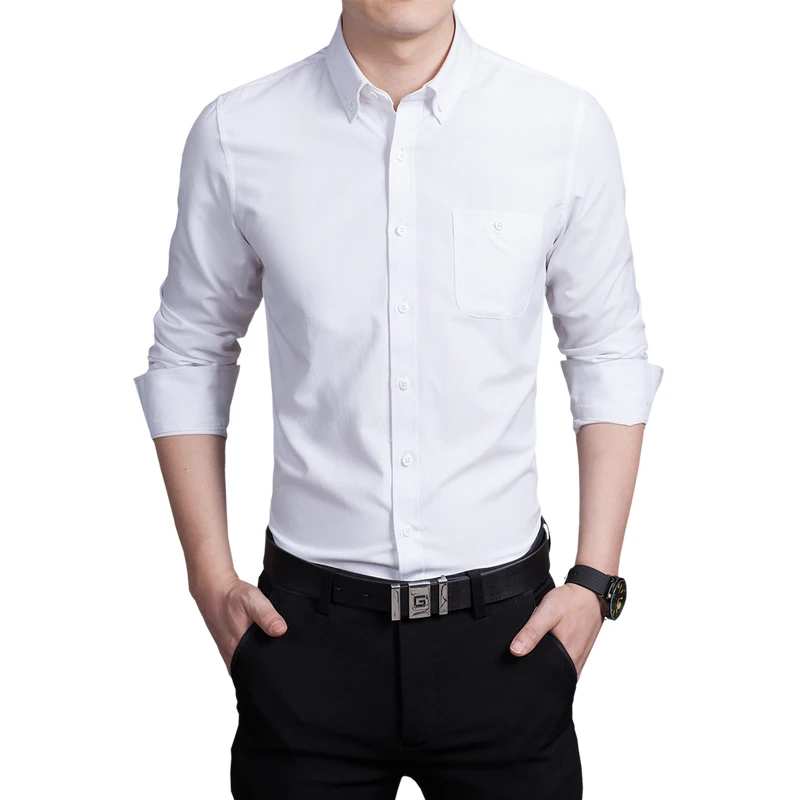 Top Quality Long Sleeve Men's Shirt Slim Fitness Solid Cotton Mens Dress Shirts Plus Size 3XL,4XL,5XL 11 Colors Free Shipping
Top Quality Long Sleeve Men's Shirt Slim Fitness Solid Cotton Mens Dress Shirts Plus Size 3XL,4XL,5XL 11 Colors Free Shipping