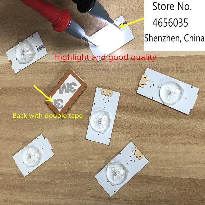 50PCS/Lot 100% new Highlight and good quality 3V SMD Lamp Beads with Optical Lens Fliter for 32-65 inch LED TV Repair
50PCS/Lot 100% new Highlight and good quality 3V SMD Lamp Beads with Optical Lens Fliter for 32-65 inch LED TV Repair
