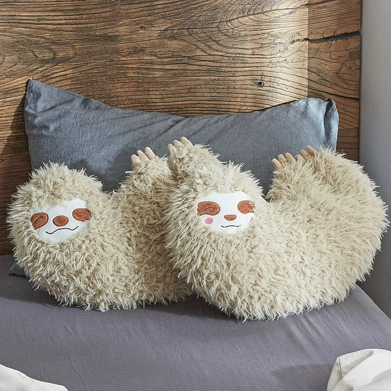 Furnishings Doll Plush Toy Girl Simulation Animal Sloth Creative Gift Holiday Sofa Cushion Thanksgiving Headrest
Furnishings Doll Plush Toy Girl Simulation Animal Sloth Creative Gift Holiday Sofa Cushion Thanksgiving Headrest