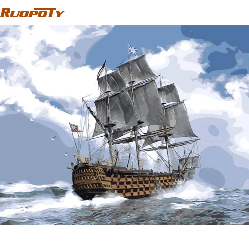 RUOPOTY Frame Boat Landscape DIY Painting By Number Modern Acrylic Paint On Canvas Painting Wall Art Picture For Home Decoration
RUOPOTY Frame Boat Landscape DIY Painting By Number Modern Acrylic Paint On Canvas Painting Wall Art Picture For Home Decoration