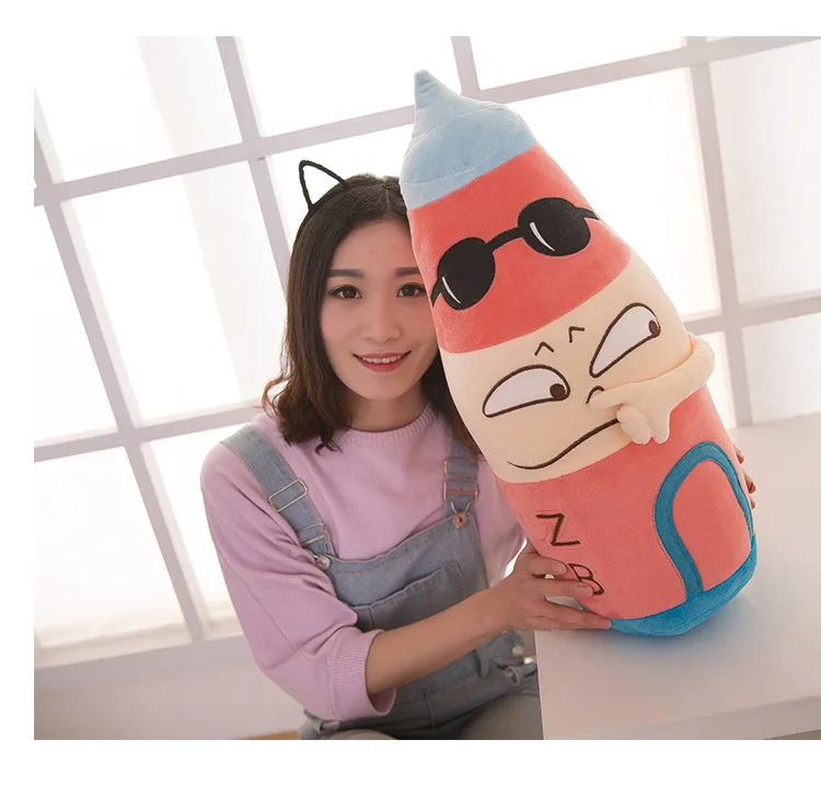 New Cartoon Creative 2B Pencil Plush Toy Pillow Hard To Force Plush Doll Girl Large Doll Pillow Children Holiday Christmas Gift
New Cartoon Creative 2B Pencil Plush Toy Pillow Hard To Force Plush Doll Girl Large Doll Pillow Children Holiday Christmas Gift