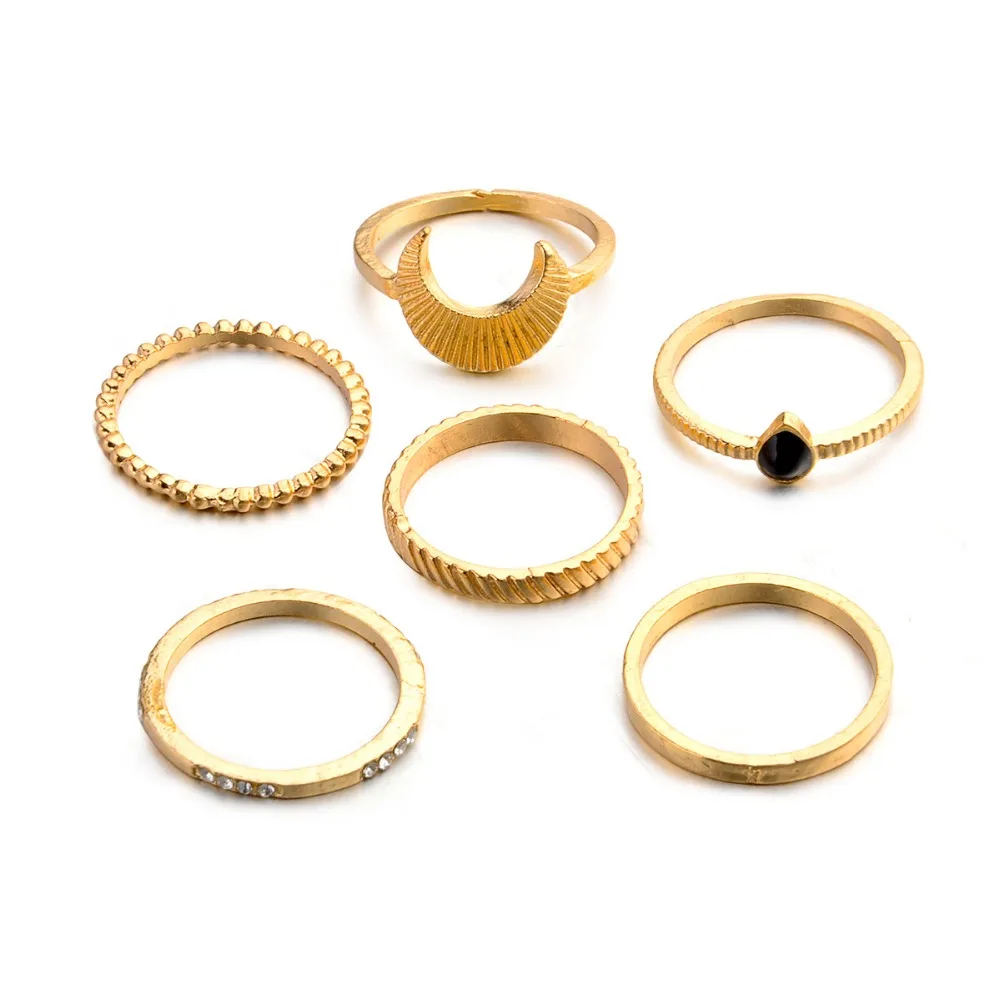 6pcs/set Gold Silver Color Simple Midi Finger Rings Set for Women Female Vintage Punk Boho Knuckle Rings Women Fashion Jewelry
6pcs/set Gold Silver Color Simple Midi Finger Rings Set for Women Female Vintage Punk Boho Knuckle Rings Women Fashion Jewelry
