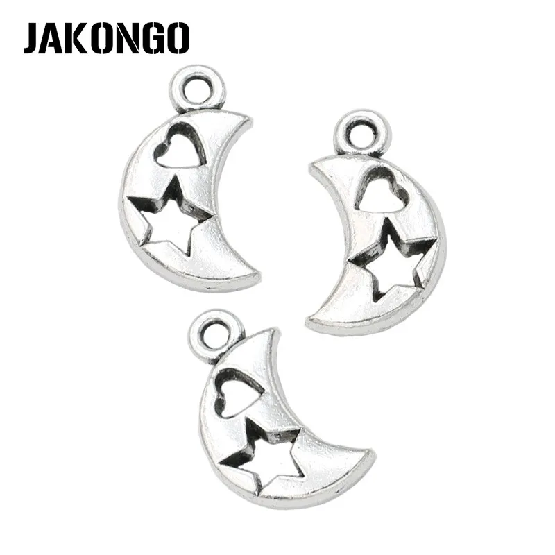 20Pcs Antique Silver Plated Moon Star Charms Pendants for Bracelet Jewelry Making Accessories DIY Handmade 16x9mm
20Pcs Antique Silver Plated Moon Star Charms Pendants for Bracelet Jewelry Making Accessories DIY Handmade 16x9mm
