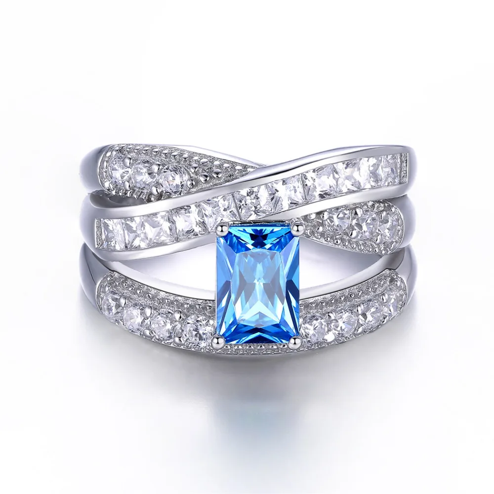 J.C New Arrival Ruby Spinel & Blue White Topaz Real 925 Sterling Silver Ring Size 6 7 8 9 Exquisite Women Exalted Fine Jewelry
J.C New Arrival Ruby Spinel & Blue White Topaz Real 925 Sterling Silver Ring Size 6 7 8 9 Exquisite Women Exalted Fine Jewelry