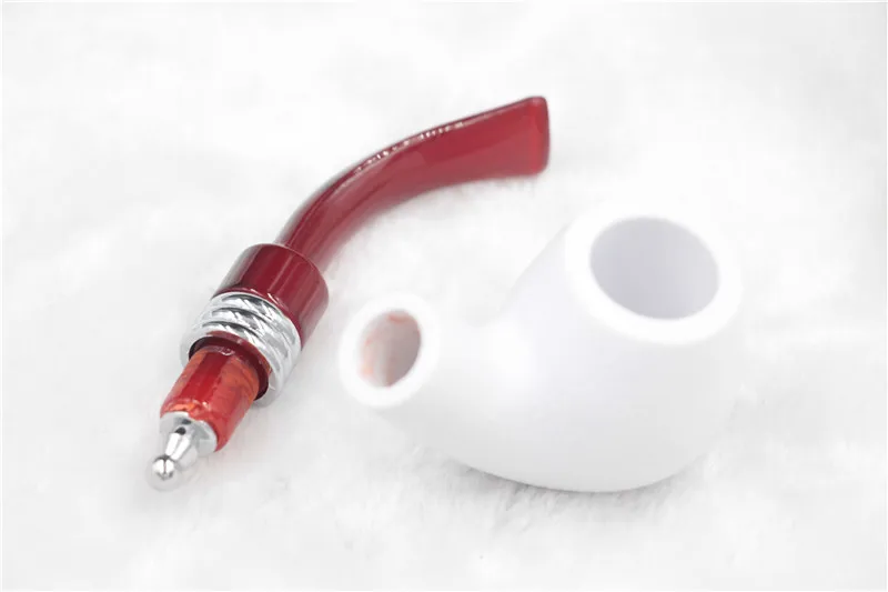 6pcs/lot Durable Classical detachable smoke pipes bent herb pipe Cigarettes holder Meerschaum Sepiolite Tobacco Smoking Pipe
6pcs/lot Durable Classical detachable smoke pipes bent herb pipe Cigarettes holder Meerschaum Sepiolite Tobacco Smoking Pipe