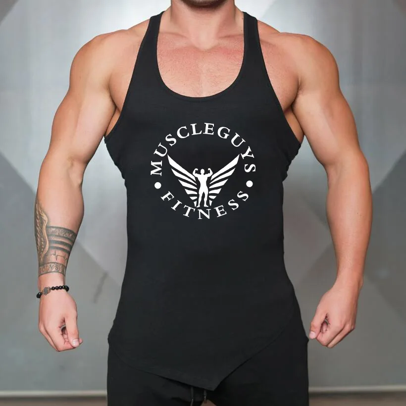 Muscleguys Brand Clothing summer tank top men fitness singlets gyms stringer shirt slim fit Sleeveless Bodybuilding vest
Muscleguys Brand Clothing summer tank top men fitness singlets gyms stringer shirt slim fit Sleeveless Bodybuilding vest