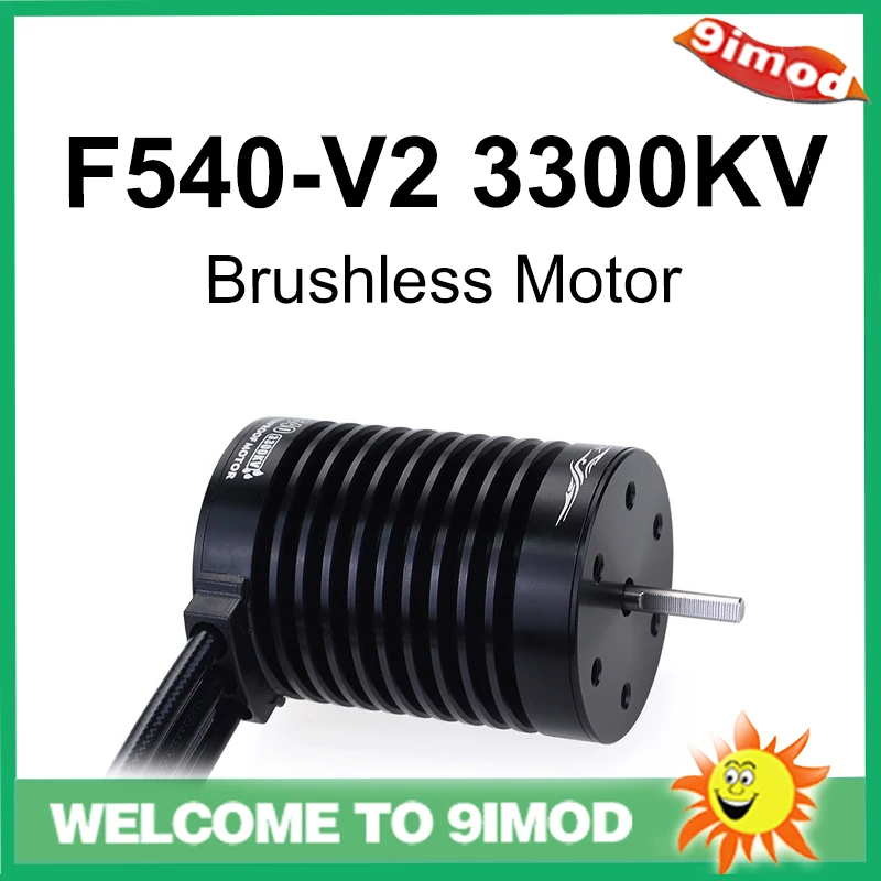 

F540-V2 Brushless Motor 3300KV 4370KV Sensorless Waterproof 4 Pole 3.175mm For 1/10 RC Drift Racing Off-road Car Truck