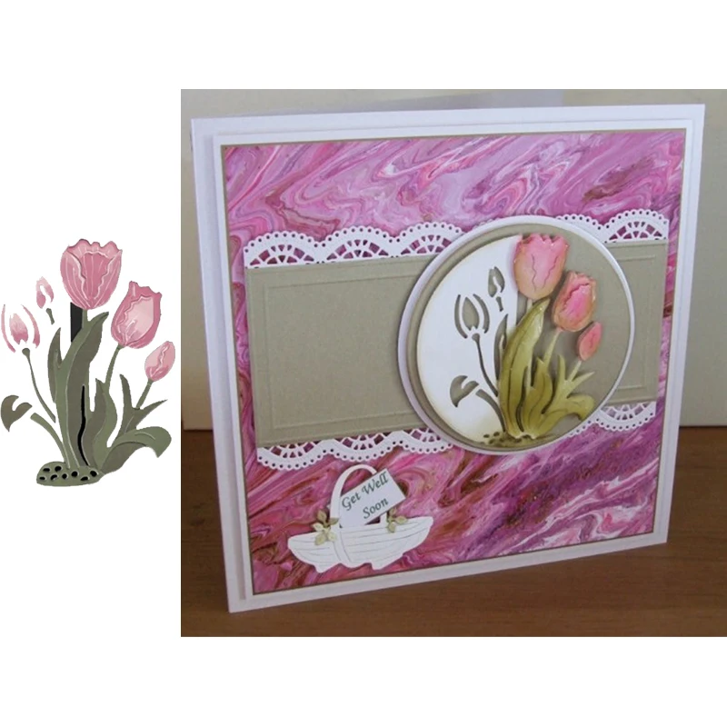 Tulip Flower Metal Cutting Dies Stencils for DIY Scrapbooking Album Stamp Card Embossing New 2019 Die Cut
Tulip Flower Metal Cutting Dies Stencils for DIY Scrapbooking Album Stamp Card Embossing New 2019 Die Cut