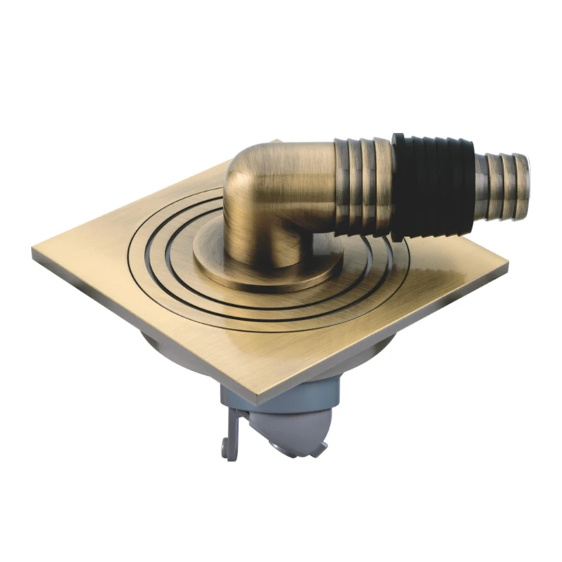 Luxury Brass 100 x 100mm Square Deodorant Floor Drain Gold Bathroom Shower Drain Shower Room Drain Washing Machine Floor Drain
Luxury Brass 100 x 100mm Square Deodorant Floor Drain Gold Bathroom Shower Drain Shower Room Drain Washing Machine Floor Drain