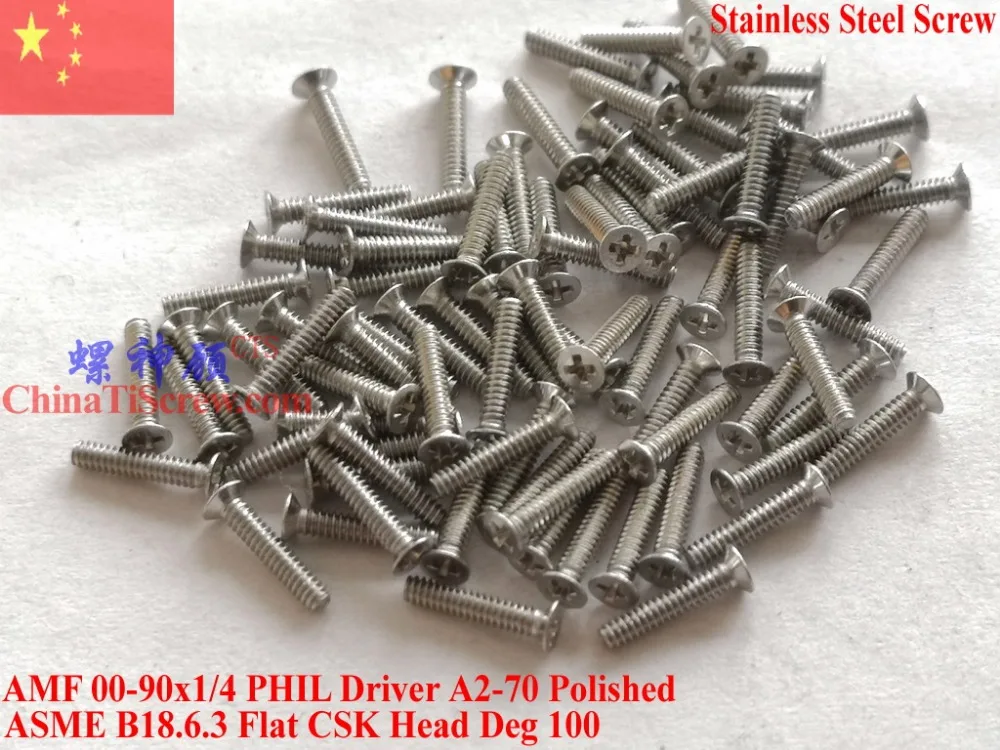 Stainless Steel screw 00-90x0.079 00-90x1/8 00-90x3/16 00-90x1/4 Flat Head 18-8 SS ROHS 100 pcs QCTI Screw
Stainless Steel screw 00-90x0.079 00-90x1/8 00-90x3/16 00-90x1/4 Flat Head 18-8 SS ROHS 100 pcs QCTI Screw