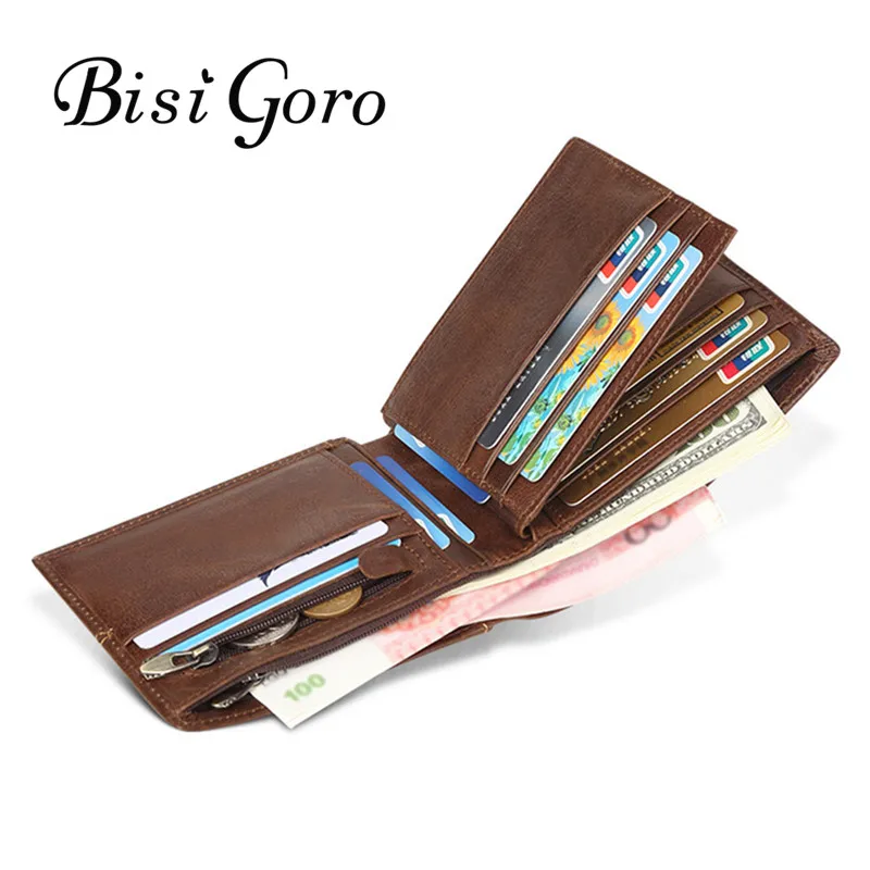 Кошелек мужской и женский из воловьей кожи Bisi Goro, 3 цвета, винтажный Кошелек для монет и карт, 2019
Кошелек мужской и женский из воловьей кожи Bisi Goro, 3 цвета, винтажный Кошелек для монет и карт, 2019