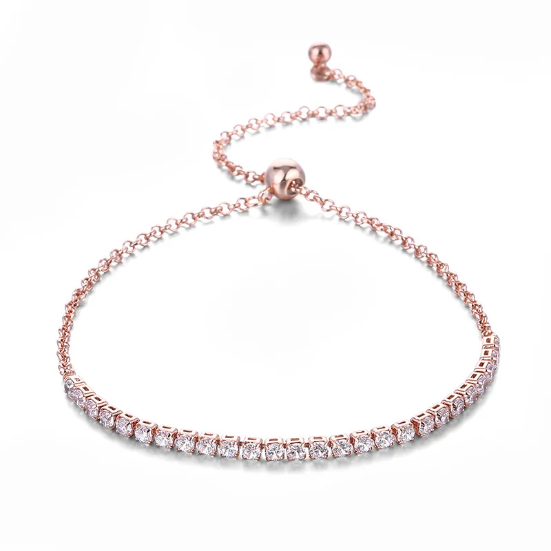 Fashion New Design Adjustable Luxury Bracelet Tennic Cubic Zircon Inlay Charm Bangels Rose Gold For Women Gift Jewelry
Fashion New Design Adjustable Luxury Bracelet Tennic Cubic Zircon Inlay Charm Bangels Rose Gold For Women Gift Jewelry