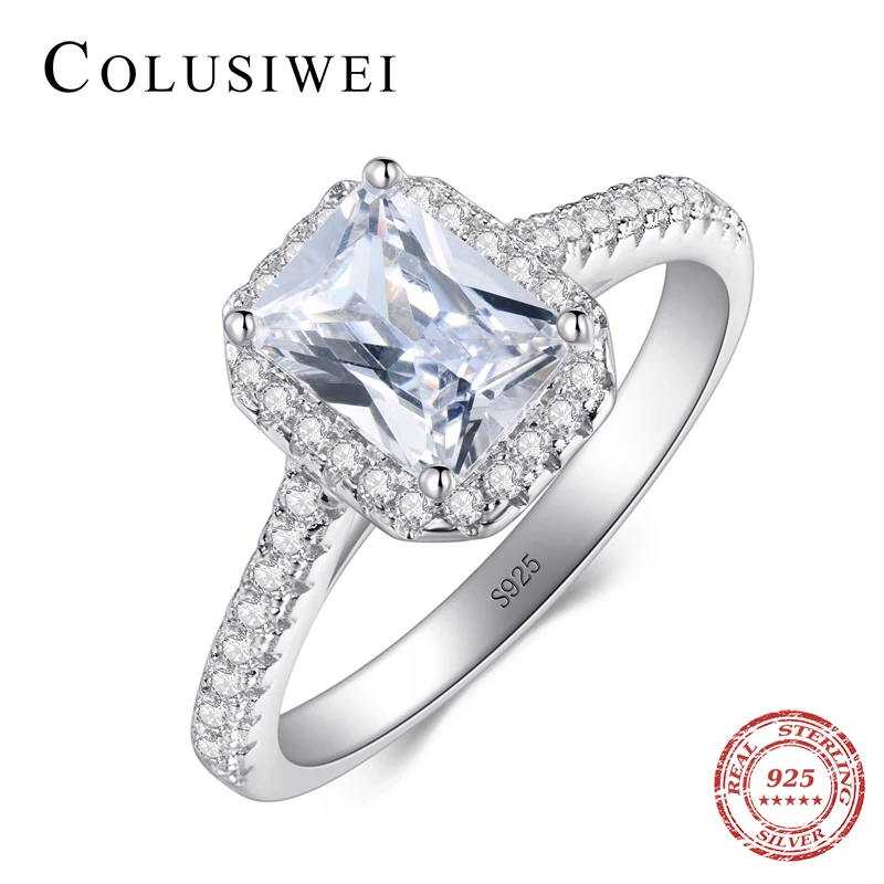 925 Solid Silver Rings For Women Wedding Jewelry Bijoux AAAAA zirconia vintage Accessories Engagement Bague Bijouterie
925 Solid Silver Rings For Women Wedding Jewelry Bijoux AAAAA zirconia vintage Accessories Engagement Bague Bijouterie