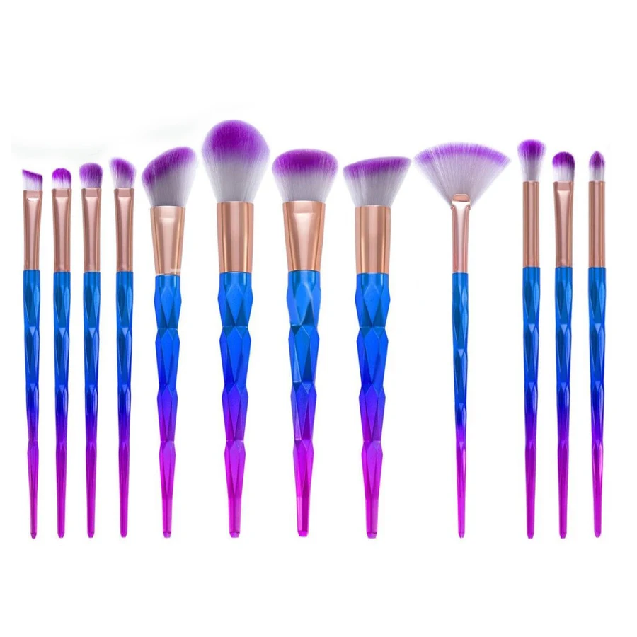 12Pcs Professional Unicorn Diamond Makeup Brushes Beauty Cosmetic Eyeshadow Lip Powder Face Pinceis Tools Kabuki Brush Kits
12Pcs Professional Unicorn Diamond Makeup Brushes Beauty Cosmetic Eyeshadow Lip Powder Face Pinceis Tools Kabuki Brush Kits