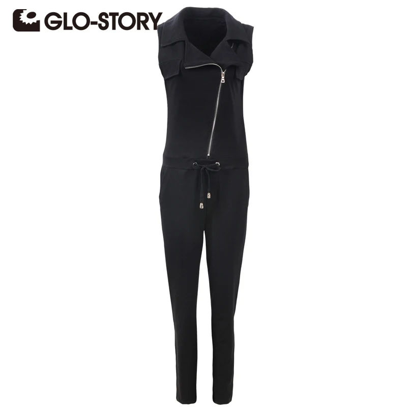 GLO-STORY Women Jumpsuits 2018 Fashion Sleeveless Female Elegant Suit Collar Solid Slim Autumn Jumpsuit Romper Long Pants 1691
GLO-STORY Women Jumpsuits 2018 Fashion Sleeveless Female Elegant Suit Collar Solid Slim Autumn Jumpsuit Romper Long Pants 1691