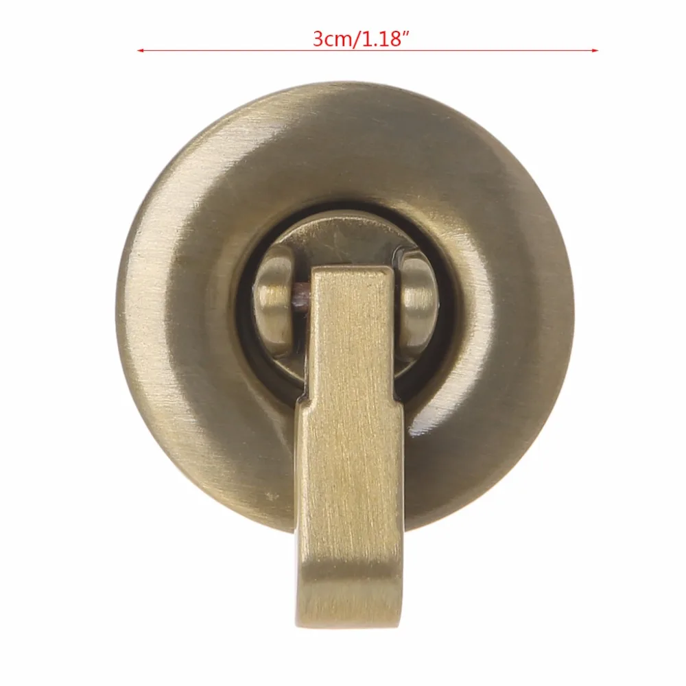 Metal Round Shape Clasp Turn Lock Twist Lock for Handbag Bag Purse Hardware DIY 
Metal Round Shape Clasp Turn Lock Twist Lock for Handbag Bag Purse Hardware DIY