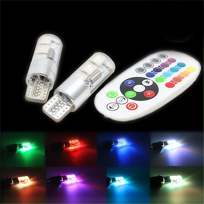 1set T10 RBG 6LED 5050 Car Colorful Clearance Lamp Reading Indoor Roof Lights Room Lights + Remote Control
1set T10 RBG 6LED 5050 Car Colorful Clearance Lamp Reading Indoor Roof Lights Room Lights + Remote Control