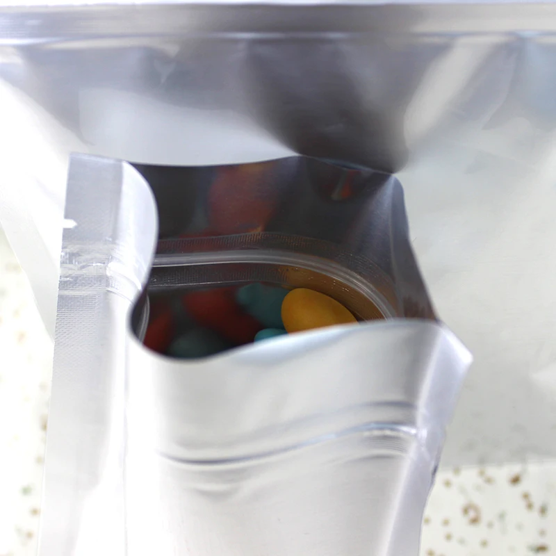 8.5*14cm Pure Mylar Foil Self Seal Zipper Lock Plastic Retail Storage Bag Ziplock Reclosable Aluminum Packaging Pouch 100Pcs/Lot
8.5*14cm Pure Mylar Foil Self Seal Zipper Lock Plastic Retail Storage Bag Ziplock Reclosable Aluminum Packaging Pouch 100Pcs/Lot