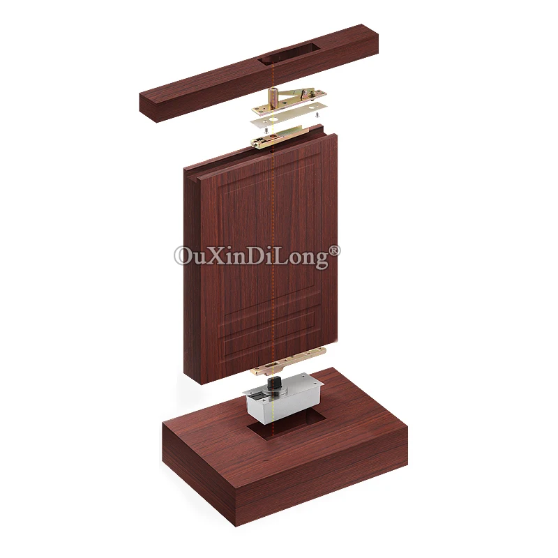 High Quality 2Sets Heavy Duty Door Pivot Hinges 360 Degree Rotary Invisible Hidden Door Hinges Install Up and Down Loading 400KG
High Quality 2Sets Heavy Duty Door Pivot Hinges 360 Degree Rotary Invisible Hidden Door Hinges Install Up and Down Loading 400KG
