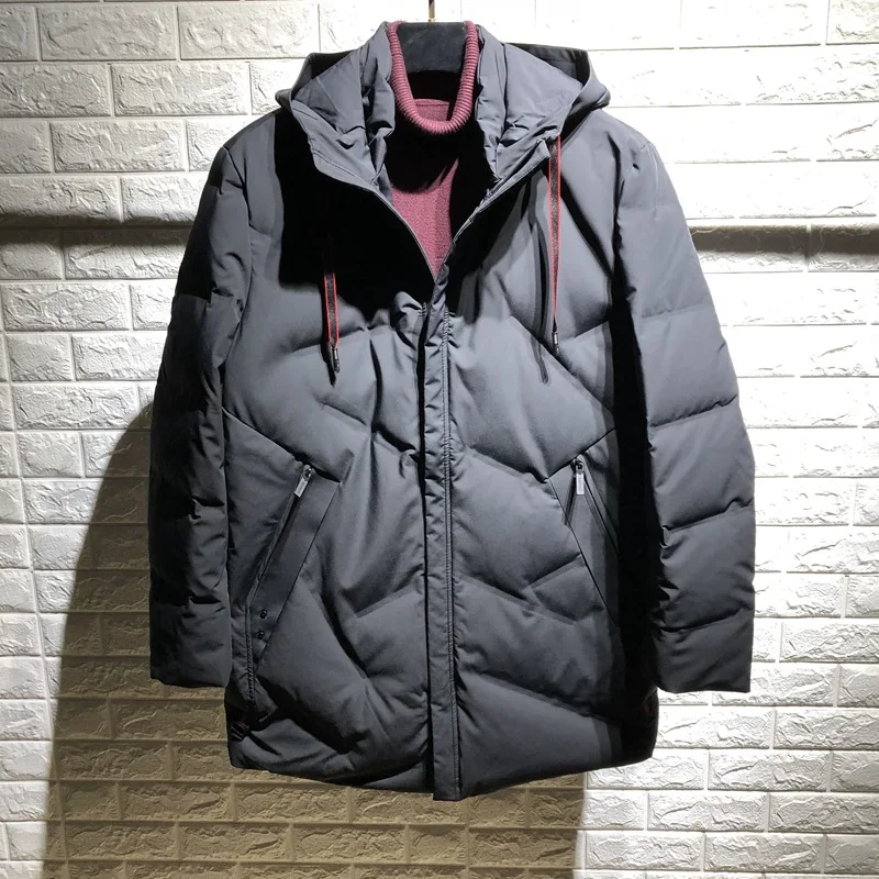 Loose size New Casual Men Down Jackets Black Hooded Men's Winter Coats 80% Grey Duck Down Outdoor Windproof men Long Parkas
Loose size New Casual Men Down Jackets Black Hooded Men's Winter Coats 80% Grey Duck Down Outdoor Windproof men Long Parkas