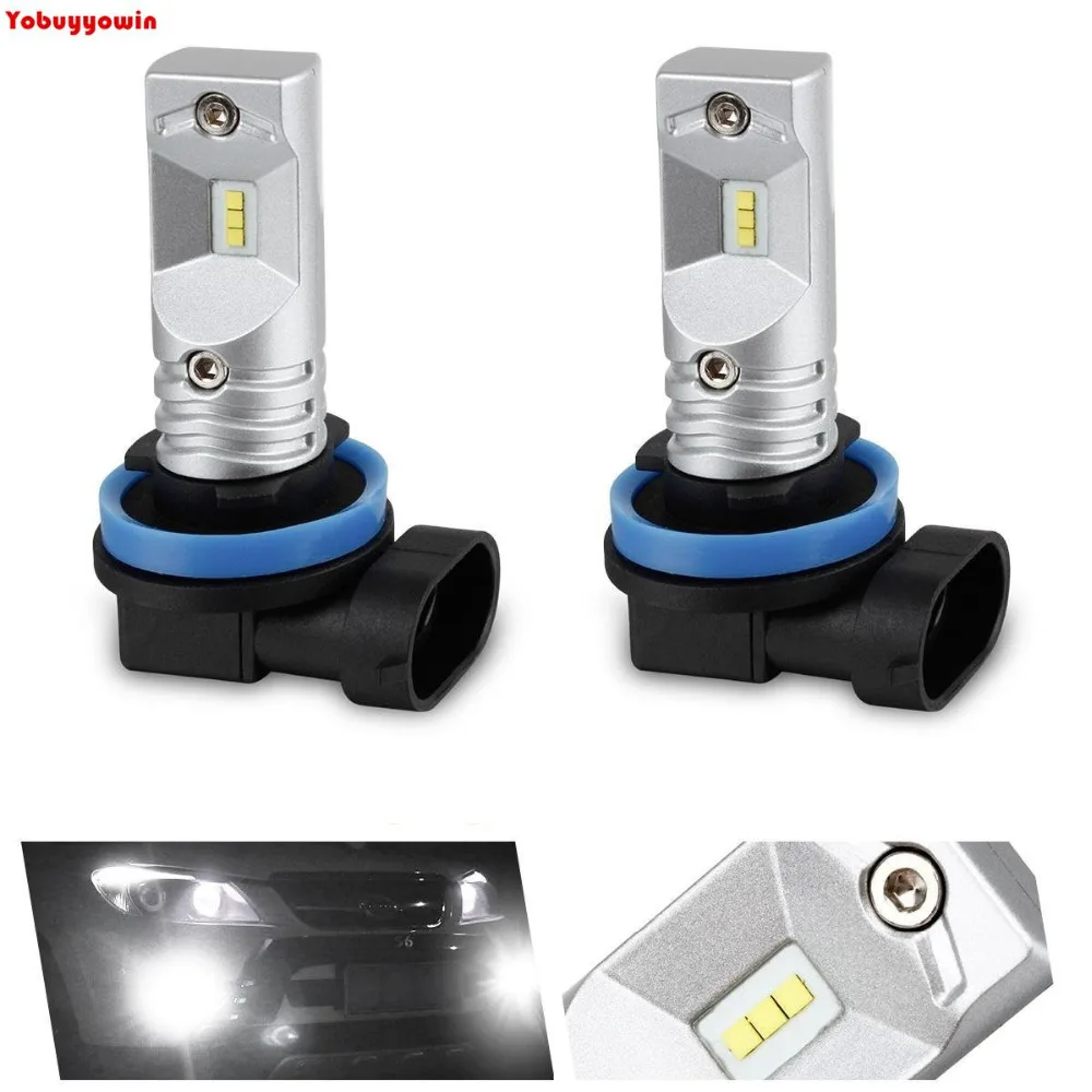 2pcs 6000K White Powered csp LED H11 H8 H9 Bulbs For Fog Lights Driving Lamps Universal Car Bulbs
2pcs 6000K White Powered csp LED H11 H8 H9 Bulbs For Fog Lights Driving Lamps Universal Car Bulbs