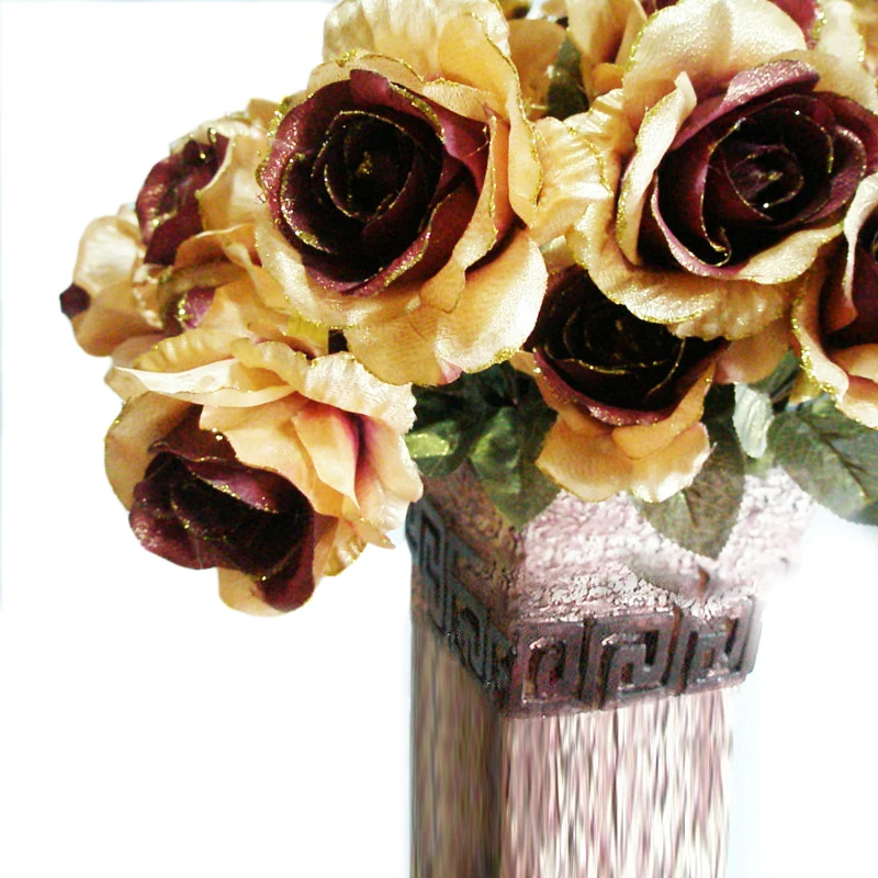 Simulation Rose Artificial Silk Flower Bouquet Home Wedding Decoration Party Valentine's Day Gift DIY Flower Arrangement 1pc/lot
Simulation Rose Artificial Silk Flower Bouquet Home Wedding Decoration Party Valentine's Day Gift DIY Flower Arrangement 1pc/lot