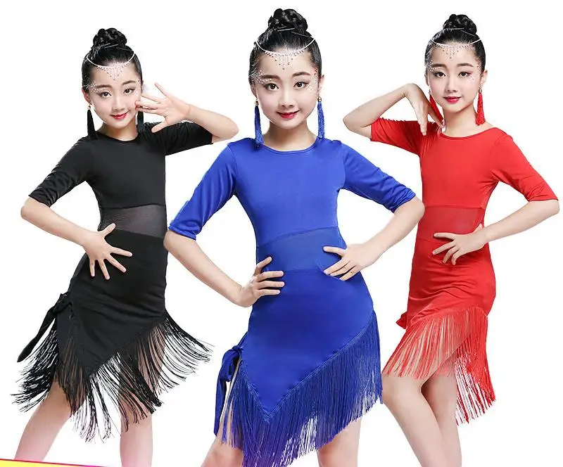 Tassel Latin Dance Dress For Girls Children Salsa Tango Ballroom Dancing Dress Competition Costumes Kids Practice Dance Clothing
Tassel Latin Dance Dress For Girls Children Salsa Tango Ballroom Dancing Dress Competition Costumes Kids Practice Dance Clothing