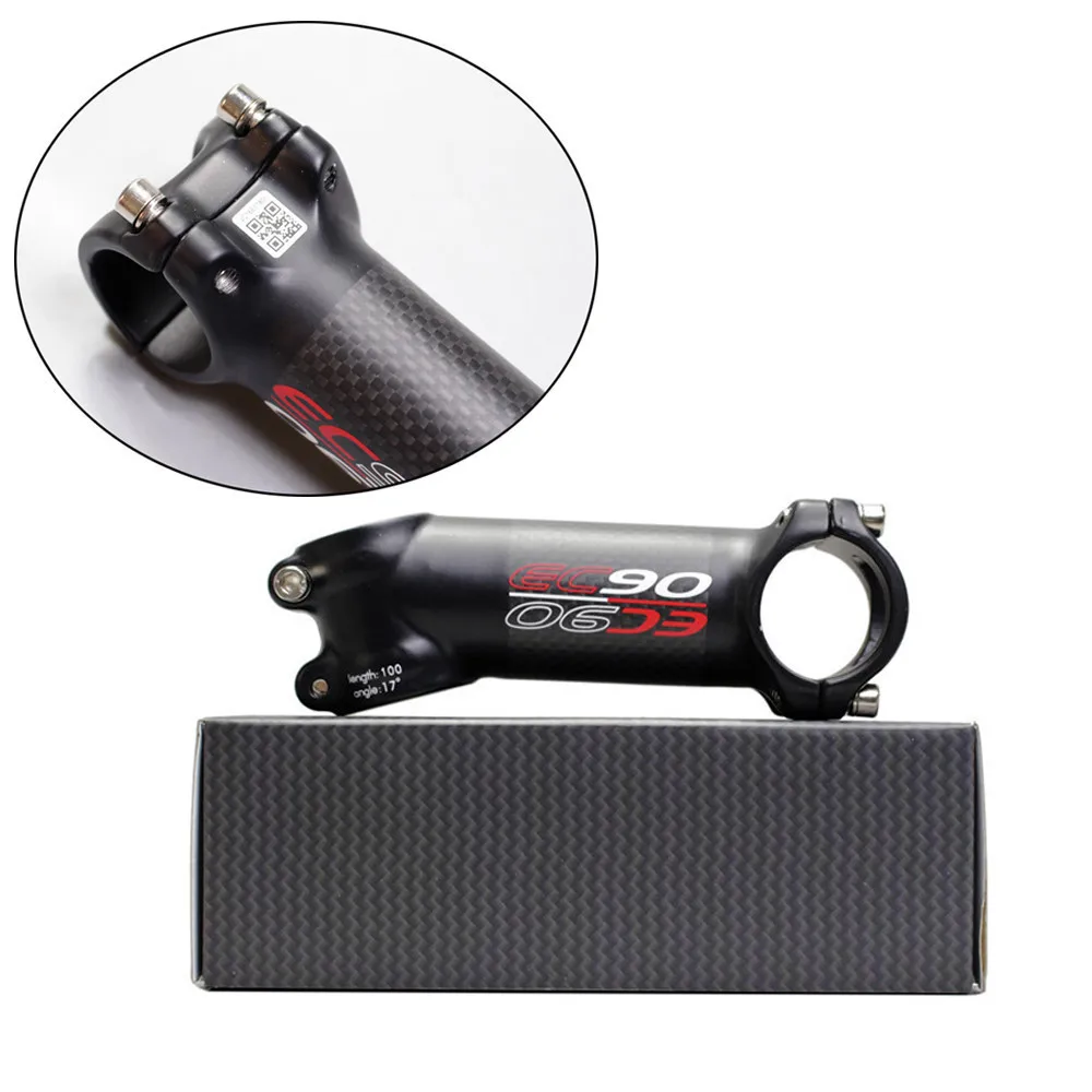 2018 Ultra-light Carbon Fiber Surface Stem with Angle 6 / 17 Degree 60/70/80/90/100/110/120MM For Road/MTB Bicycle 3K Matte
2018 Ultra-light Carbon Fiber Surface Stem with Angle 6 / 17 Degree 60/70/80/90/100/110/120MM For Road/MTB Bicycle 3K Matte