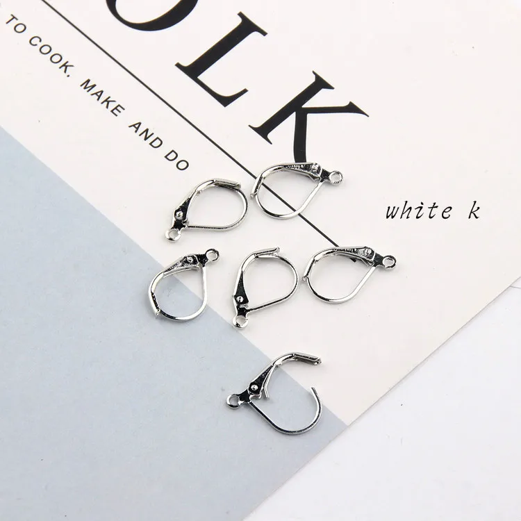 Simple Kc Gold White K Plated Ear Hook Diy Handmade Material Earring Accessories Jewelry Finding 10pcs
Simple Kc Gold White K Plated Ear Hook Diy Handmade Material Earring Accessories Jewelry Finding 10pcs