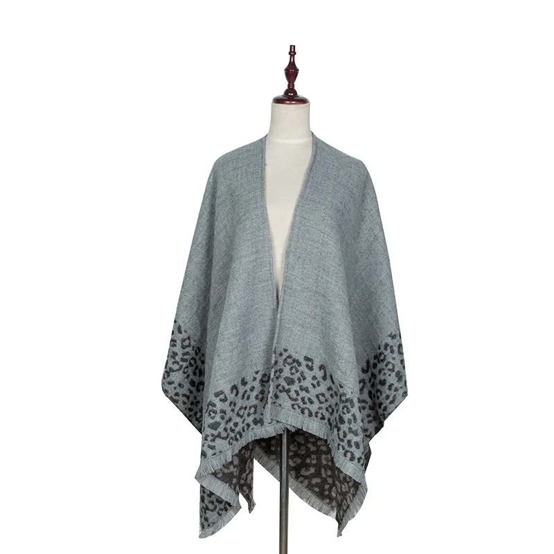 MIARA.L Winter 2018 new joker thick fringed leopard print imitation cashmere blanket shawl scarf
MIARA.L Winter 2018 new joker thick fringed leopard print imitation cashmere blanket shawl scarf