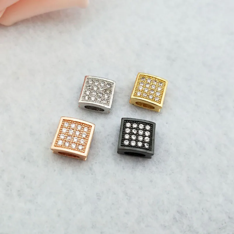 10 Pieces CZ zircon Micro Paved Square Connector,Double Bails Beads Charm,for DIY Bracelets necklace Jewelry Finding CT407
10 Pieces CZ zircon Micro Paved Square Connector,Double Bails Beads Charm,for DIY Bracelets necklace Jewelry Finding CT407