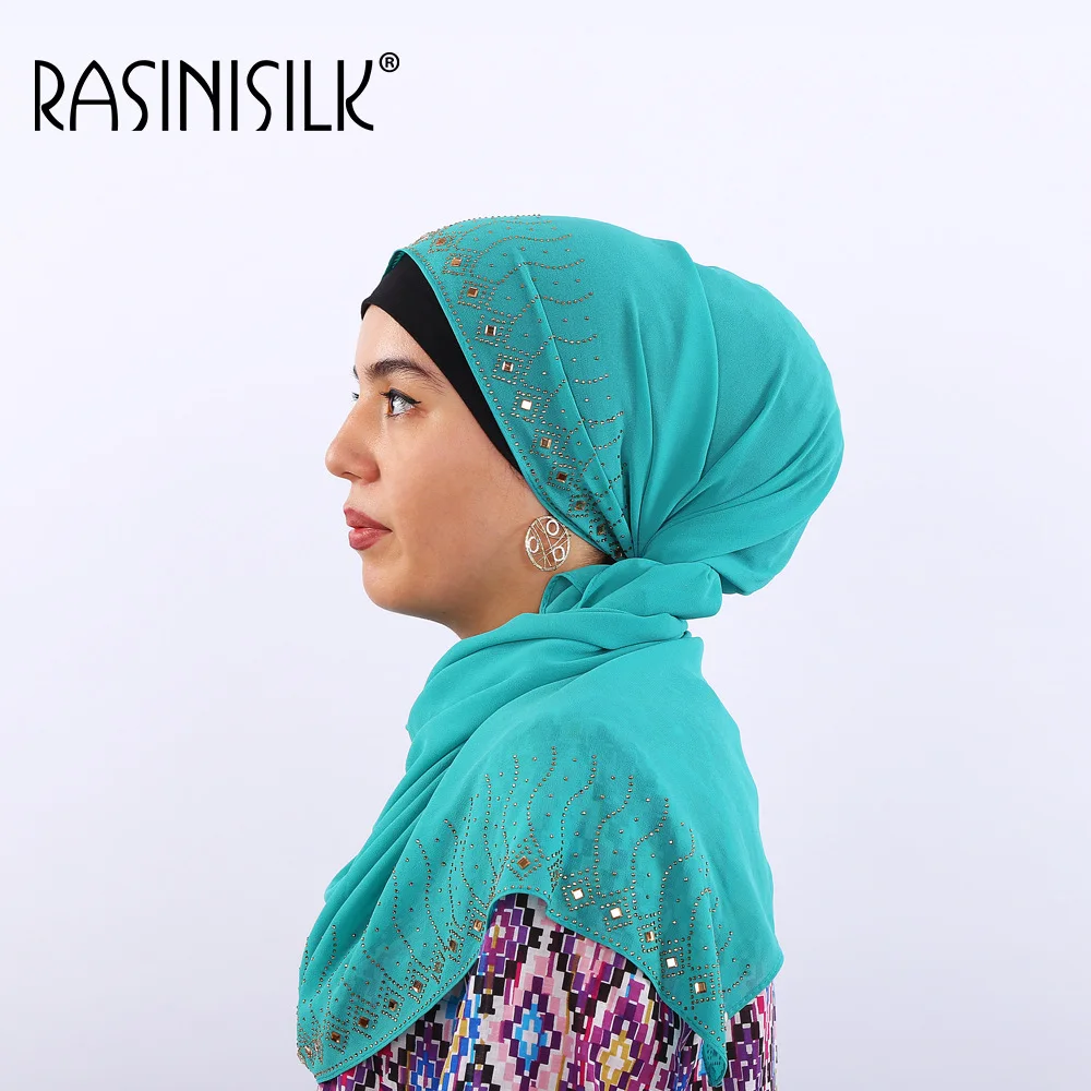 New Muslim Scarf Women Luxruy Design Hijab Scarves Shimmer Rhinestone Chiffon Islam Shawl Headscarf Arab Turban
New Muslim Scarf Women Luxruy Design Hijab Scarves Shimmer Rhinestone Chiffon Islam Shawl Headscarf Arab Turban