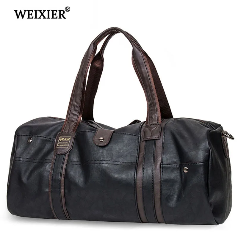 WEIXIER Hot New Men's PU Handsome Large Capacity Long-Distance Travel Handbag Soft Material Fashion Retro Design Handbag
WEIXIER Hot New Men's PU Handsome Large Capacity Long-Distance Travel Handbag Soft Material Fashion Retro Design Handbag