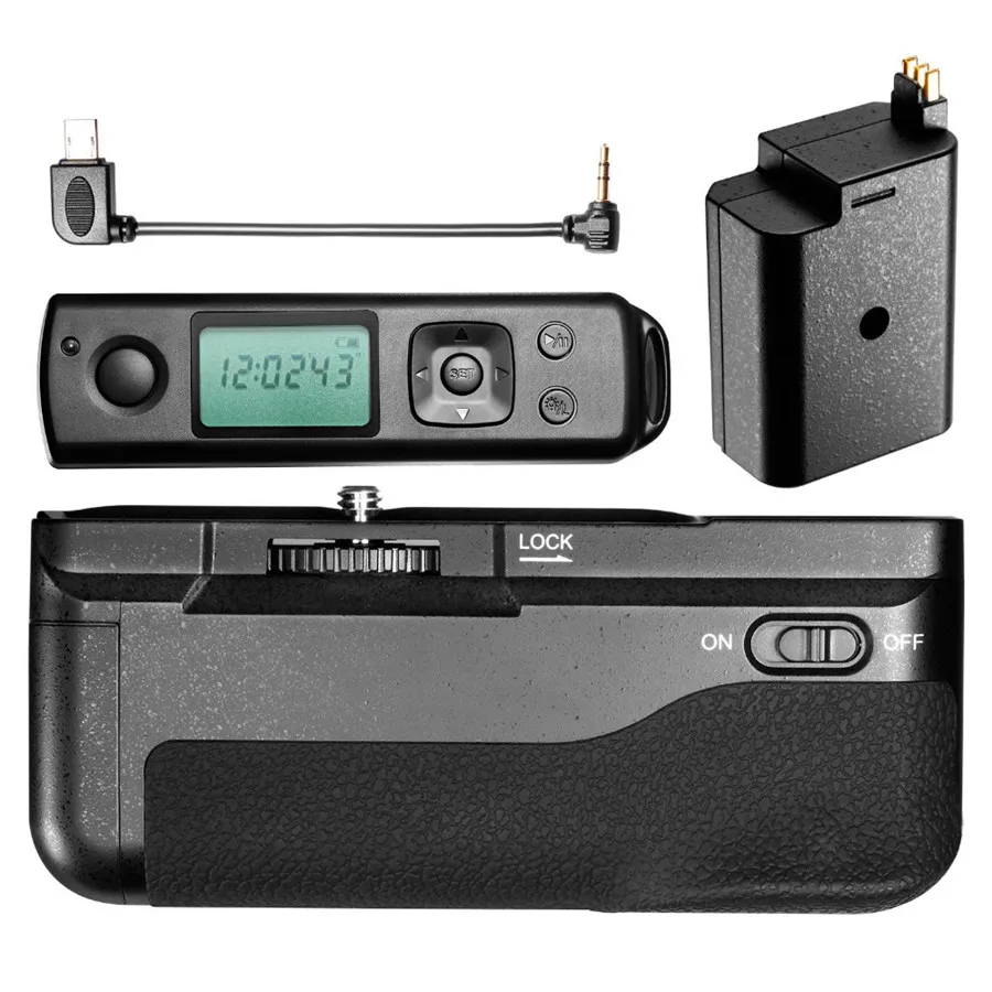 Meike MK-A6300 Pro Battery Grip Holder Suit Builtin 2.4G Wireless Remote Control for Sony A6000 A6300 Work with NP-FW50 battery
Meike MK-A6300 Pro Battery Grip Holder Suit Builtin 2.4G Wireless Remote Control for Sony A6000 A6300 Work with NP-FW50 battery