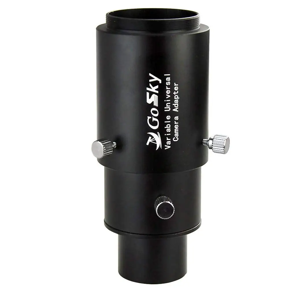 Variable Telescope Camera Adapter for Prime Focus and Eyepiece Projection Astro Photography
Variable Telescope Camera Adapter for Prime Focus and Eyepiece Projection Astro Photography