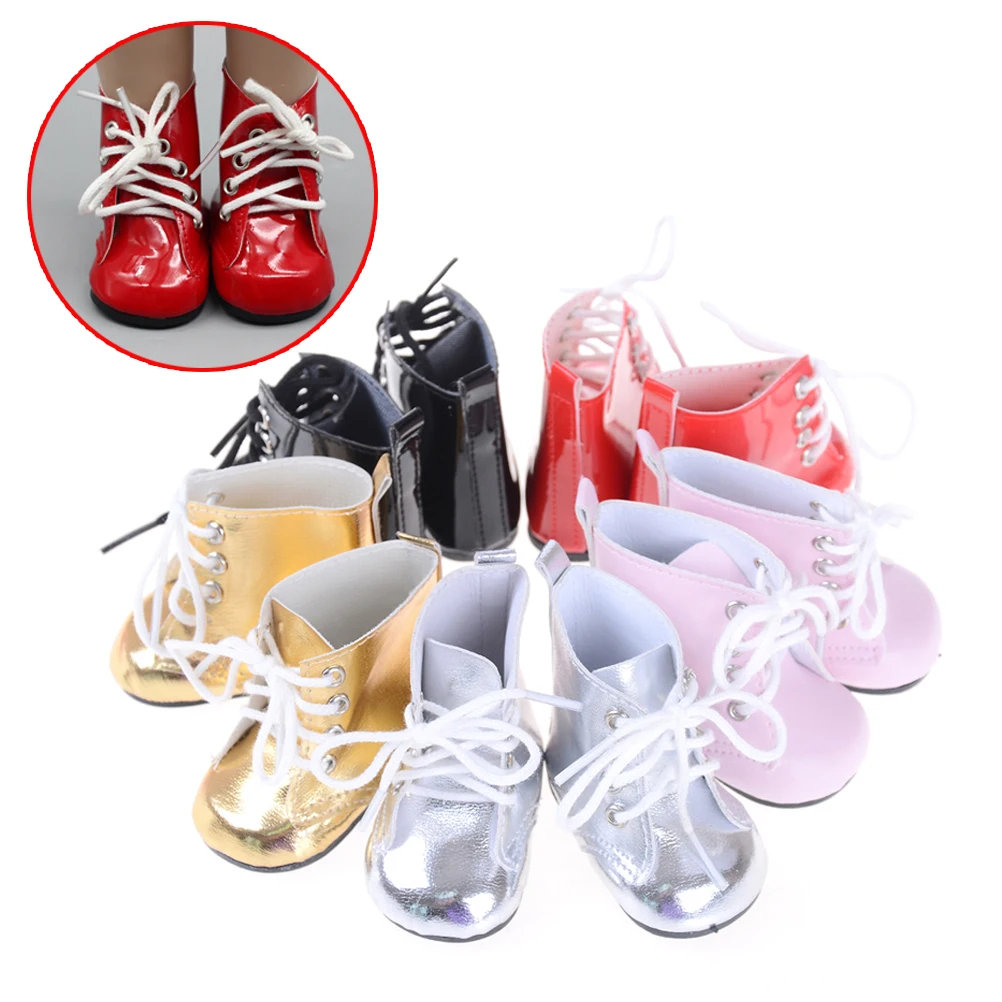 Flat Heels Emulate Leather Lace up Boots Shoes for 43cm Girl Wellie Wisher Dolls Dress up Accessories Gifts New 1Pair
Flat Heels Emulate Leather Lace up Boots Shoes for 43cm Girl Wellie Wisher Dolls Dress up Accessories Gifts New 1Pair