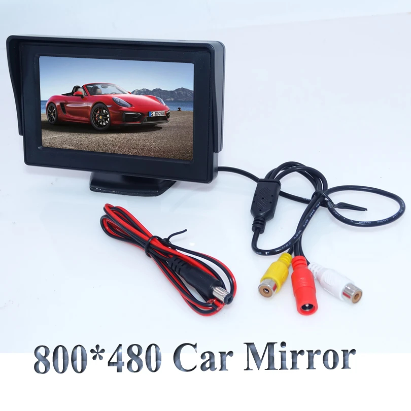 Hot Selling New 4.3" Color TFT LCD Rearview Car Monitors for DVD GPS Reverse Backup Camera Vehicle Two Video Input
Hot Selling New 4.3" Color TFT LCD Rearview Car Monitors for DVD GPS Reverse Backup Camera Vehicle Two Video Input