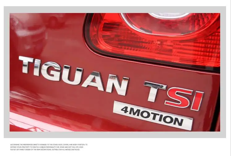 Задняя синяя наклейка TIGUAN из АБС-пластика 4 motion для volkswagen | Автомобили и мотоциклы