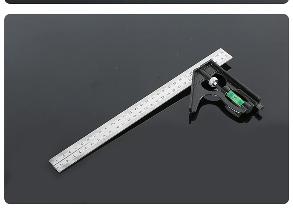 300mm(12'') Right Angle Ruler Adjustable Engineer Combination Try Square Set Horizontal Ruler Angle for Woodworking Tools
300mm(12'') Right Angle Ruler Adjustable Engineer Combination Try Square Set Horizontal Ruler Angle for Woodworking Tools
