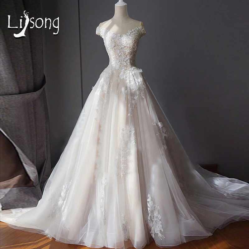Blush Pink Lace Wedding Dresses Royal Hemline Bridal Formal Gowns Romantic Simple Classic Womens Wedding Maxi Gown Vestidos Noiv
Blush Pink Lace Wedding Dresses Royal Hemline Bridal Formal Gowns Romantic Simple Classic Womens Wedding Maxi Gown Vestidos Noiv
