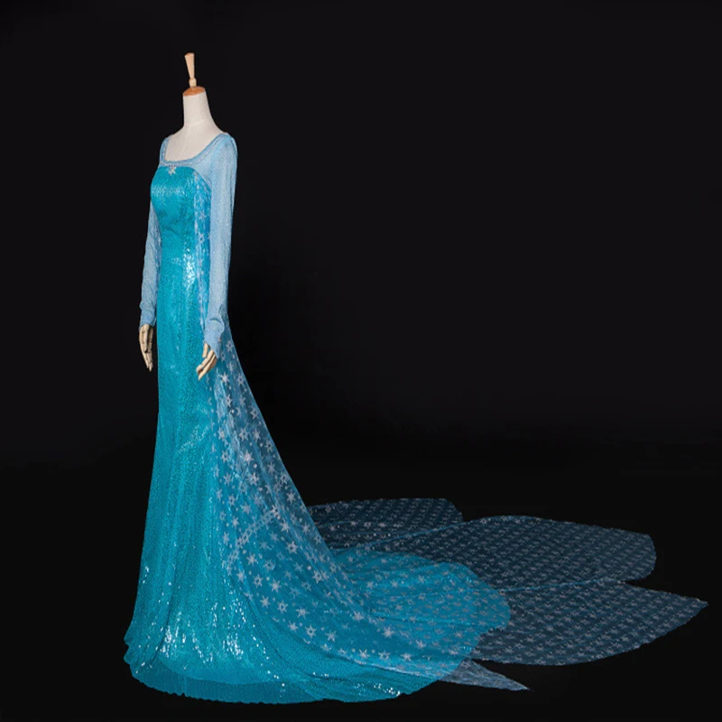 adult halloween FROZEN dress ELSA princess blue long sleeve cos performance role playing stage dress for women cosplay costume
adult halloween FROZEN dress ELSA princess blue long sleeve cos performance role playing stage dress for women cosplay costume